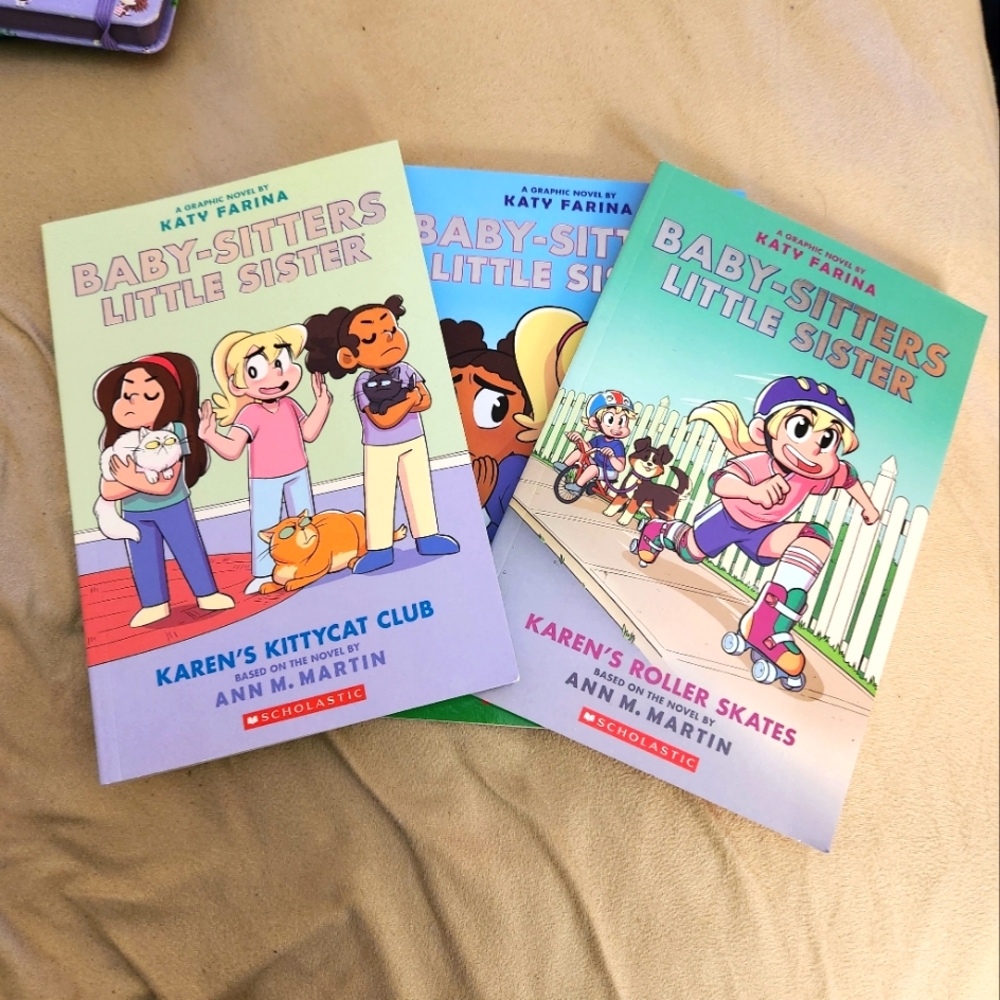 Set of 3 brand new Baby Sitters Club Little Sisters graphic novels
